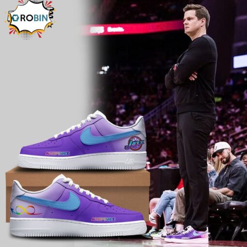 Utah Jazz Limited Edition Air Force Sneakers 2025