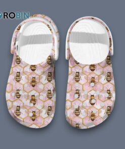 Vintage Vibe Bee Pattern Clogs Shoes For Kids & Adults