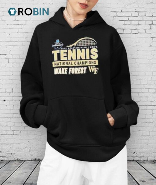 Wake Forest Demon Deacons 2025 Ncaa Men’s Tennis National Champions Shirt