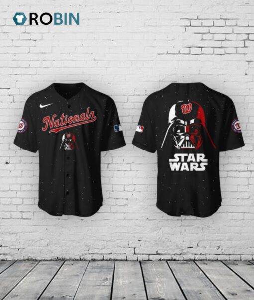 Washington Baseball Limited Washington x Star Wars 2025 Black Baseball Jersey Shirt Style