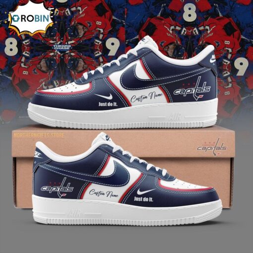 Washington Capitals Custom Name For Fans Air Force Sneaker Shoes