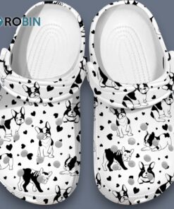 Water resistant & Lightweight French Bulldog Classic Clogs
