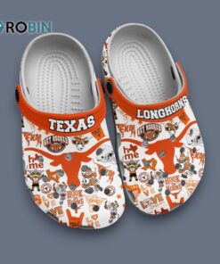Water resistant & Lightweight Texas Longhorns NCAA Team Clogs Shoes
