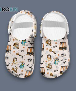 Waterproof Bluey And Bingo Halloween Theme Cartoon Classic Crocs