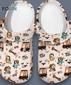 Waterproof Bluey And Bingo Halloween Theme Cartoon Classic Crocs