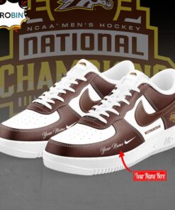 Western Michigan Broncos 2025 NCAA Frozen Four Men’s Ice Hockey National Champions Air Force 1 Sneaker