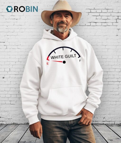 White Guilt Fuel Gauge Shirt