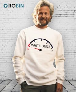 White Guilt Fuel Gauge Shirt