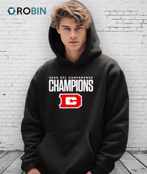 2025 Dc Defenders Xfl Conference Champions Logo Shirt