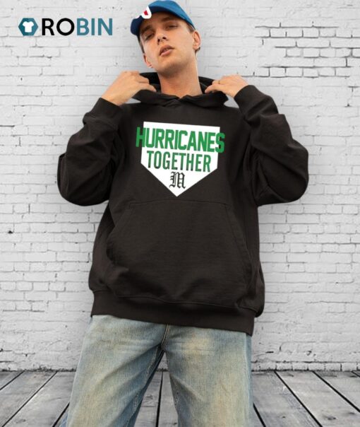 2025 Hurricanes Together Miami Hurricanes Special Edition Baseball Shirt