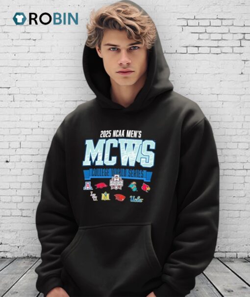 2025 Ncaa Men’s Mcws College World Series Logo Shirt