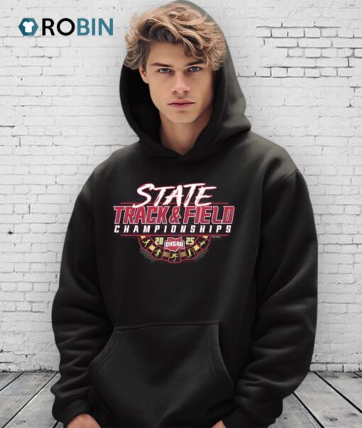 2025 Ohsaa Track And Field State Championships Logo Shirt