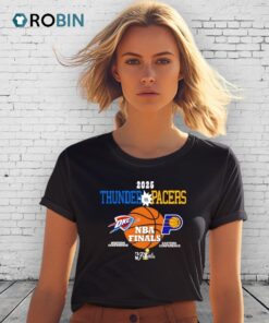 2025 Thunder Vs Pacers Nba Finals Logo Shirt 2025 Thunder Vs Pacers Nba Finals Logo Shirt
