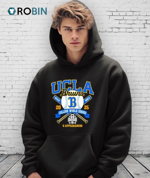 6 Appearances Ucla Bruins College World Series 2025 Shirt