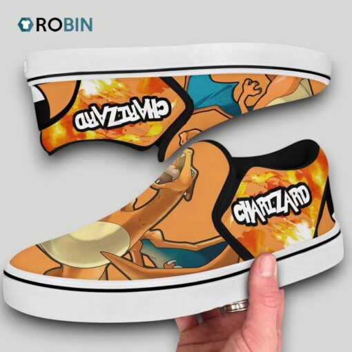 Charizard Slip On Shoes , Charizard Unique Gifts