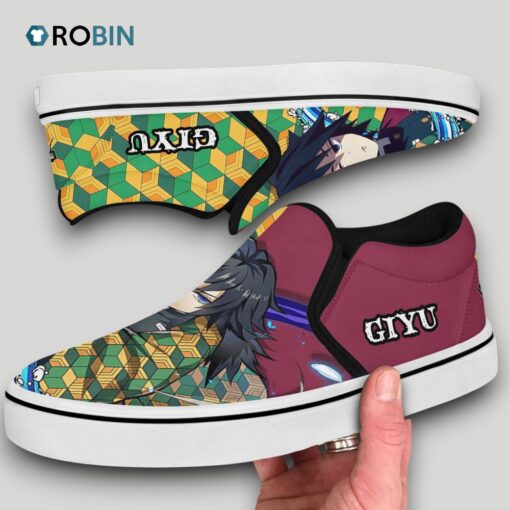 Demon Slayer Giyuu Slip On Shoes
