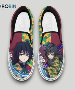Demon Slayer Giyuu Slip On Shoes
