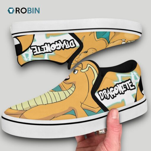Dragonite Slip On Shoes , Pokemon Footwear