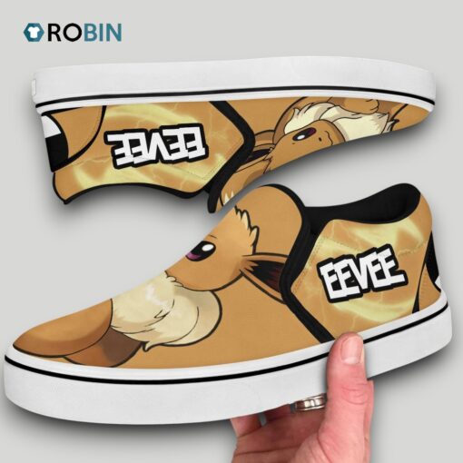 Eevee Slip On Shoes , Pokemon Shoes