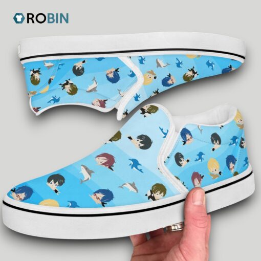 Free Iwatobi Swim Club Slip On Shoes