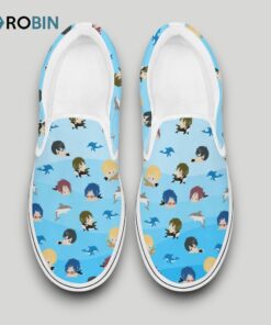 Free Iwatobi Swim Club Slip On Shoes
