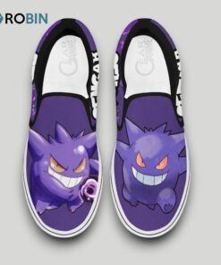 Gengar Slip On Shoes , Pokemon Merchandise Gengar Slip On Shoes , Pokemon Merchandise