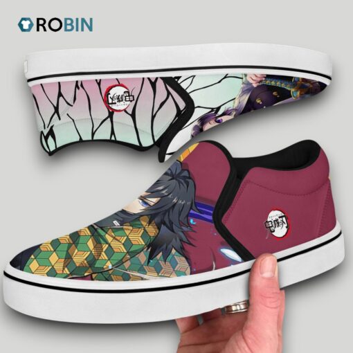 Giyuu And Shinobu Slip On Shoes