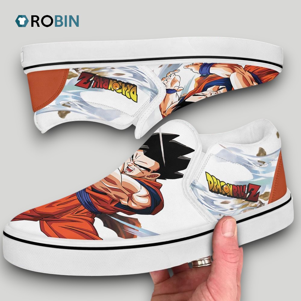 Gohan Slip On Shoes, Dragon Ball Anime Gifts for Fans Gohan Slip On Shoes, Dragon Ball Anime Gifts for Fans