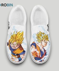 Goku SSJ Slip On Shoes, Dragon Ball Anime Merchandise