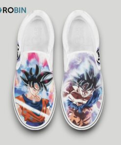 Goku Ultra Instinct Slip On Shoes, Goku Gifts for Fans Goku Ultra Instinct Slip On Shoes, Goku Gifts for Fans