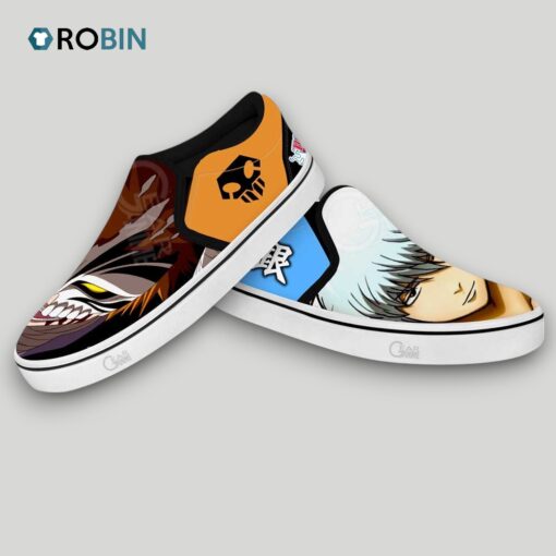 Ichigo Kurosaki and Gintoki Sakata Slip On Shoes