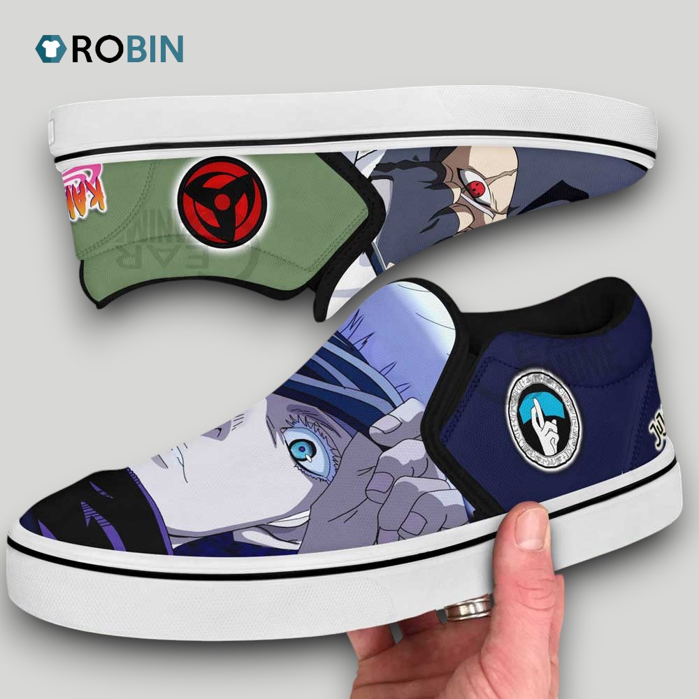 Kakashi Hatake and Satoru Gojo Slip On Shoes , Kakashi Gear