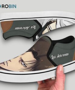 Levi Ackerman Slip On Shoes Funny Shoes , Levi Ackerman Merch