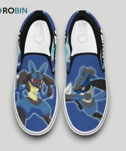 Lucario Slip On Shoes , Pokemon Merch