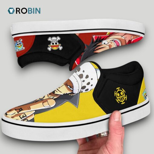 Luffy and Law Slip On Shoes , Luffy Merch