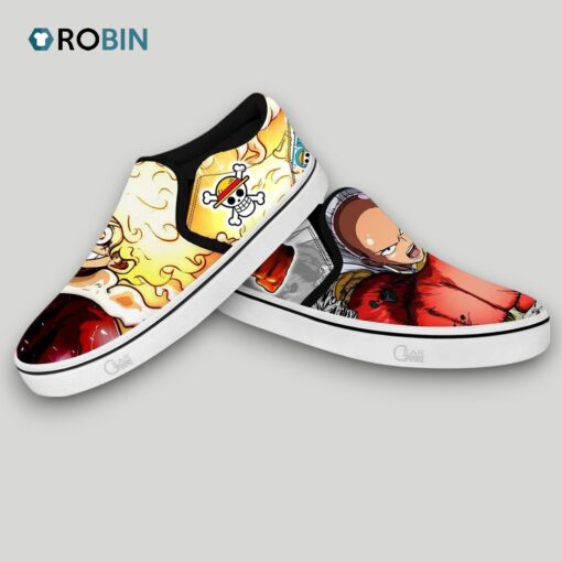Luffy and Saitama Slip On Shoes , Luffy Footwear