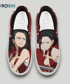 Momo Yaoyorozu Slip On Shoes , My Hero Academia Anime Gear