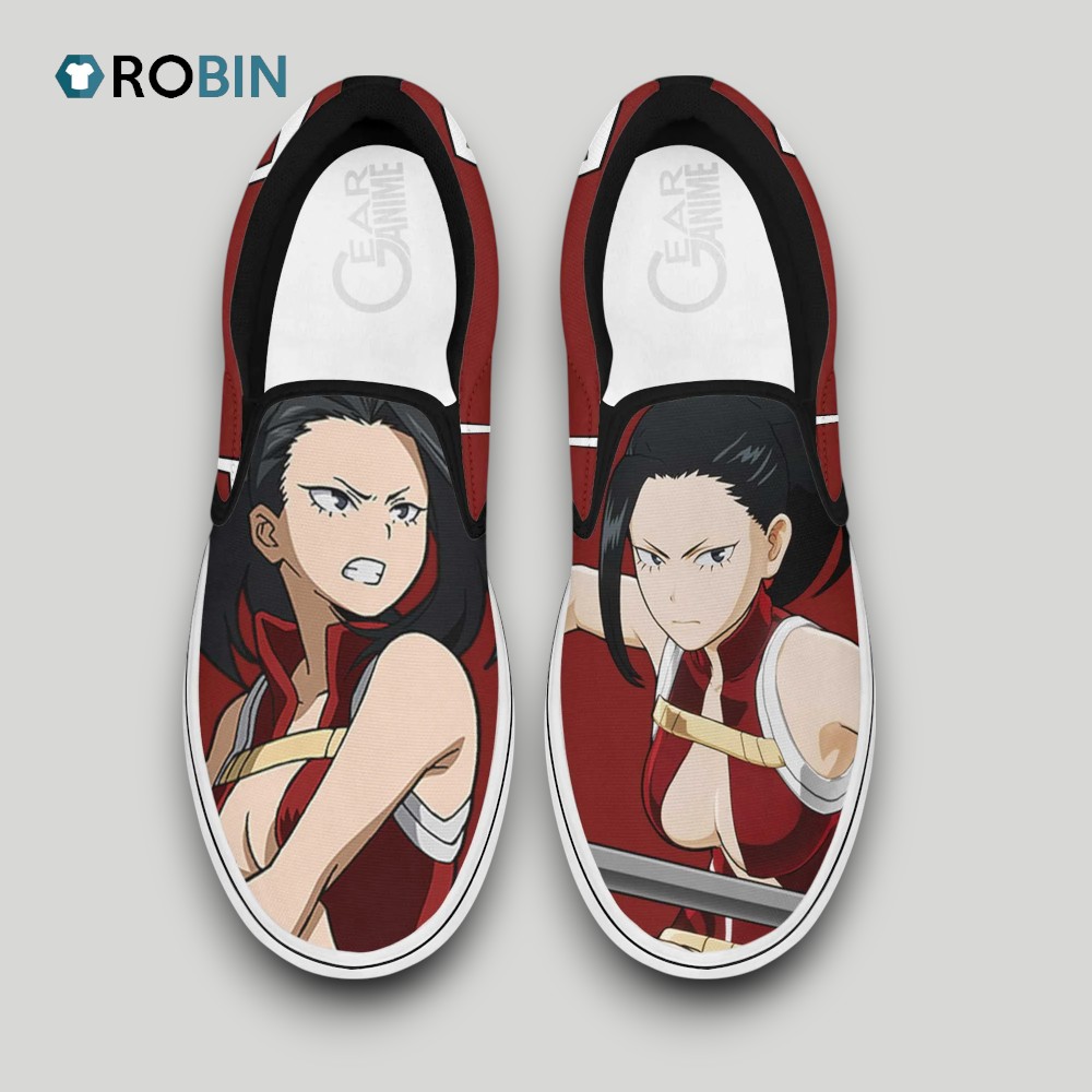 Momo Yaoyorozu Slip On Shoes , My Hero Academia Anime Gear