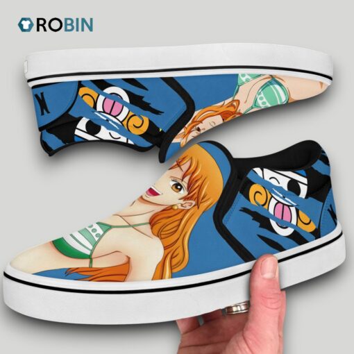 Nami Slip On Shoes , One Piece Anime Gear