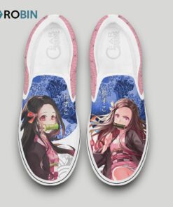 Nezuko Kamado Slip On Shoes , Kimetsu no Yaiba Fan Gears