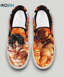 Portgas D Ace Slip On Shoes