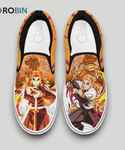 Rengoku Slip On Shoes , Demon Slayer Anime Gear