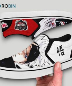 Satoru Gojo and Ken Kaneki Slip On Shoes