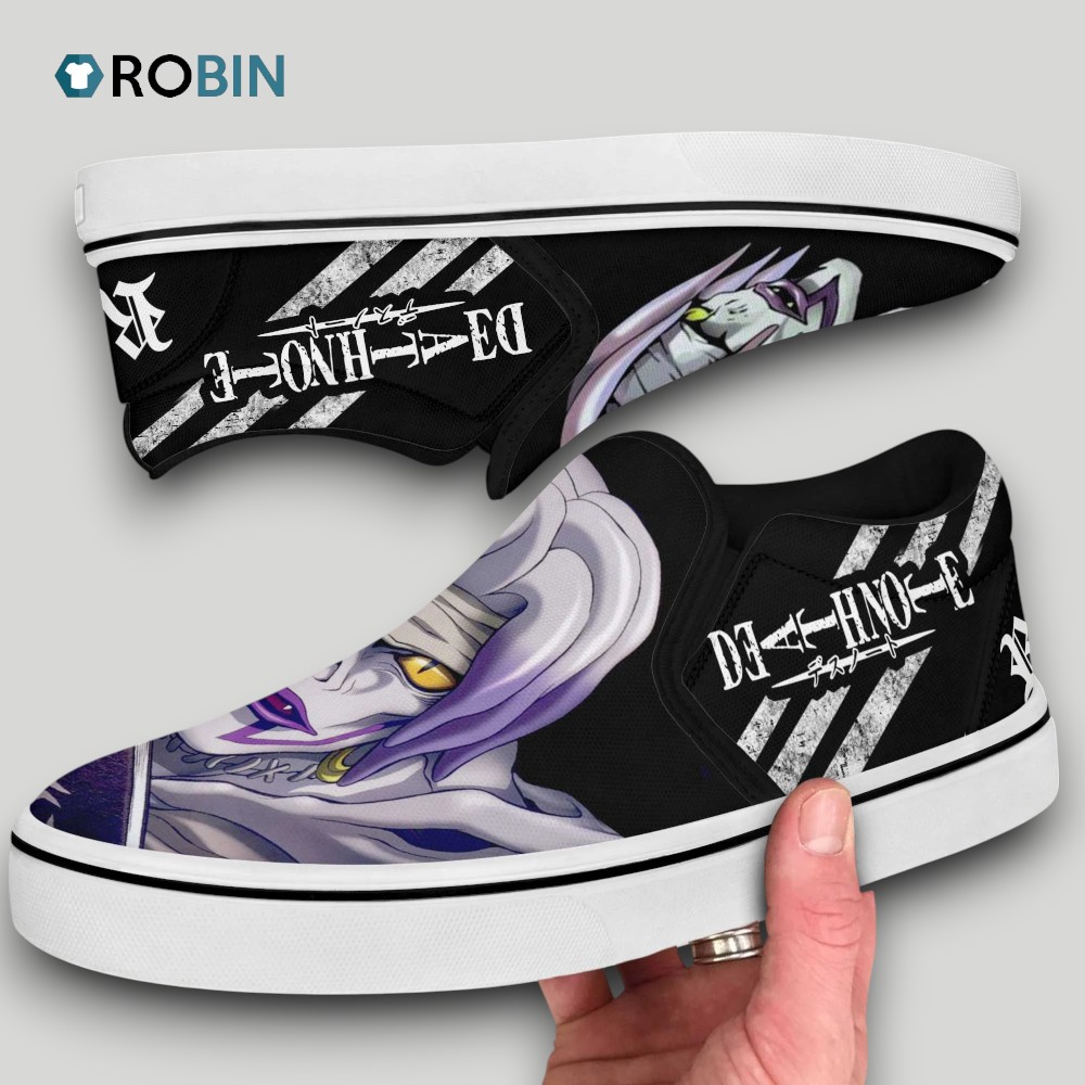 Shinigami Rem Slip On Shoes Death Note Shoes , Death Note Anime Gifts Shinigami Rem Slip On Shoes Death Note Shoes , Death Note Anime Gifts