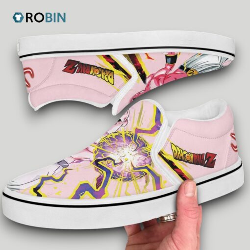 Skinny Majin Buu Slip On Shoes , Majin Buu Fan Gears