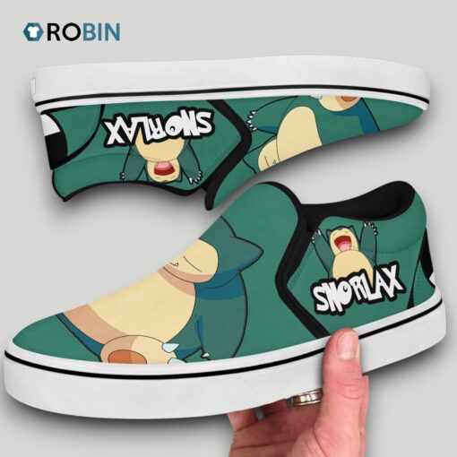 Snorlax Slip On Shoes , Pokemon Gifts for Fans