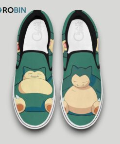 Snorlax Slip On Shoes , Pokemon Gifts for Fans Snorlax Slip On Shoes , Pokemon Gifts for Fans