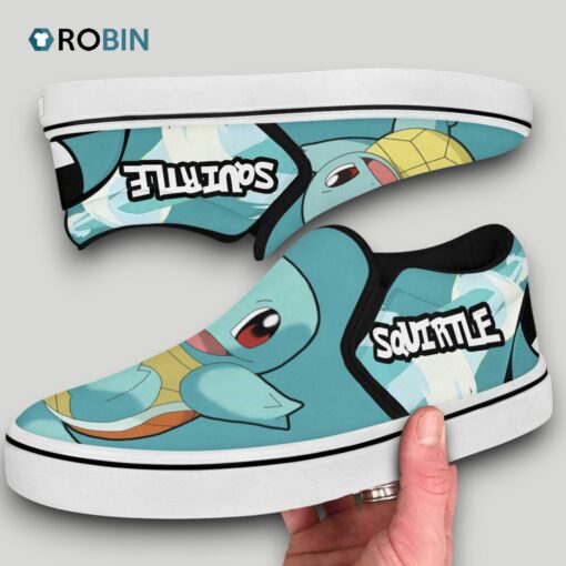 Squirtle Slip On Shoes , Squirtle Merchandise