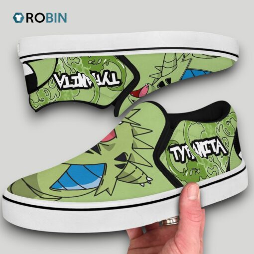Tyranitar Slip On Shoes , Pokemon Gifts for Fans
