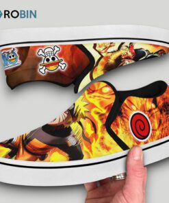 Uzumaki and Luffy Slip On Shoes , Luffy Fan Gears